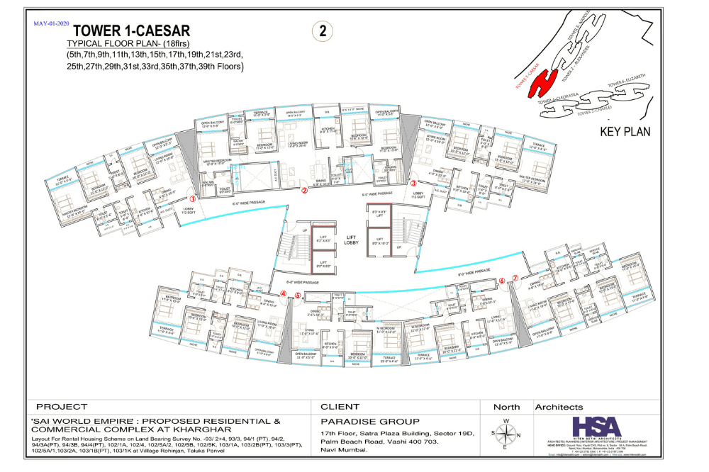 Sai world Empire Paradise Floor Plan 3