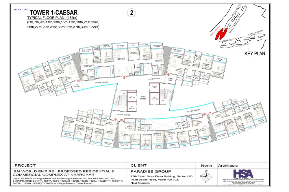 Sai world Empire Paradise Floor Plan 3