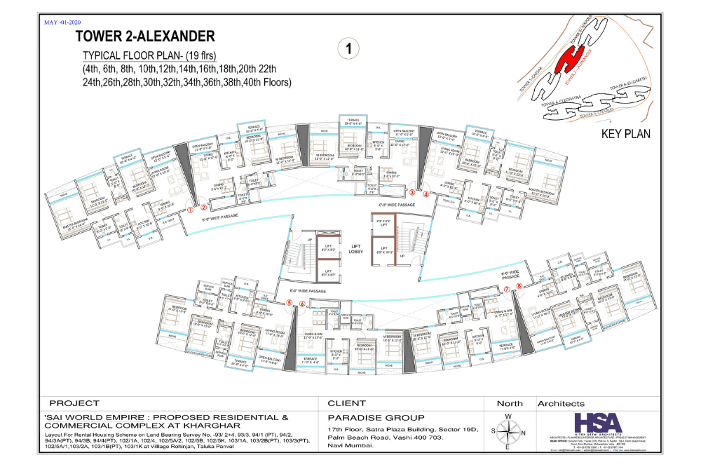 Sai world Empire Paradise Floor Plan 2