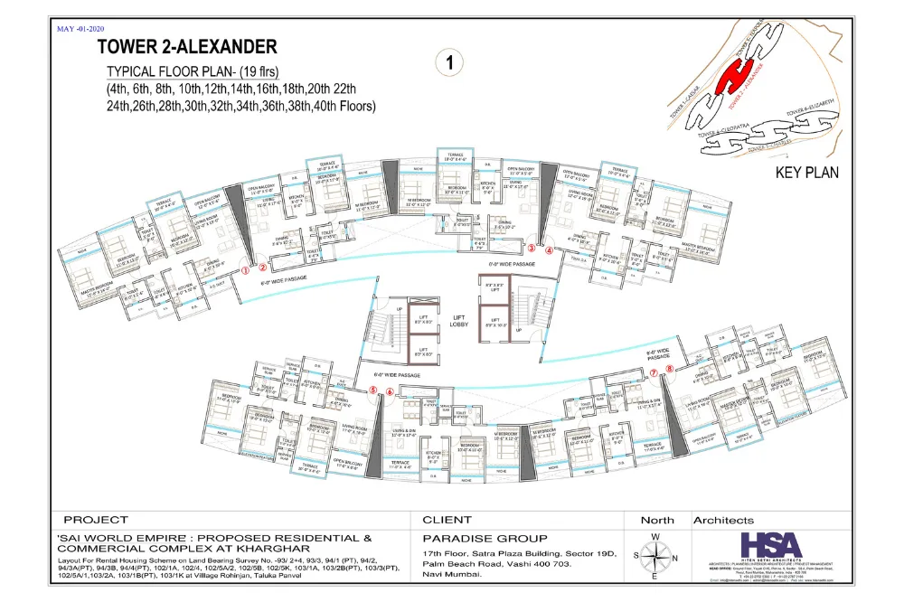 Sai world Empire Paradise Floor Plan 2