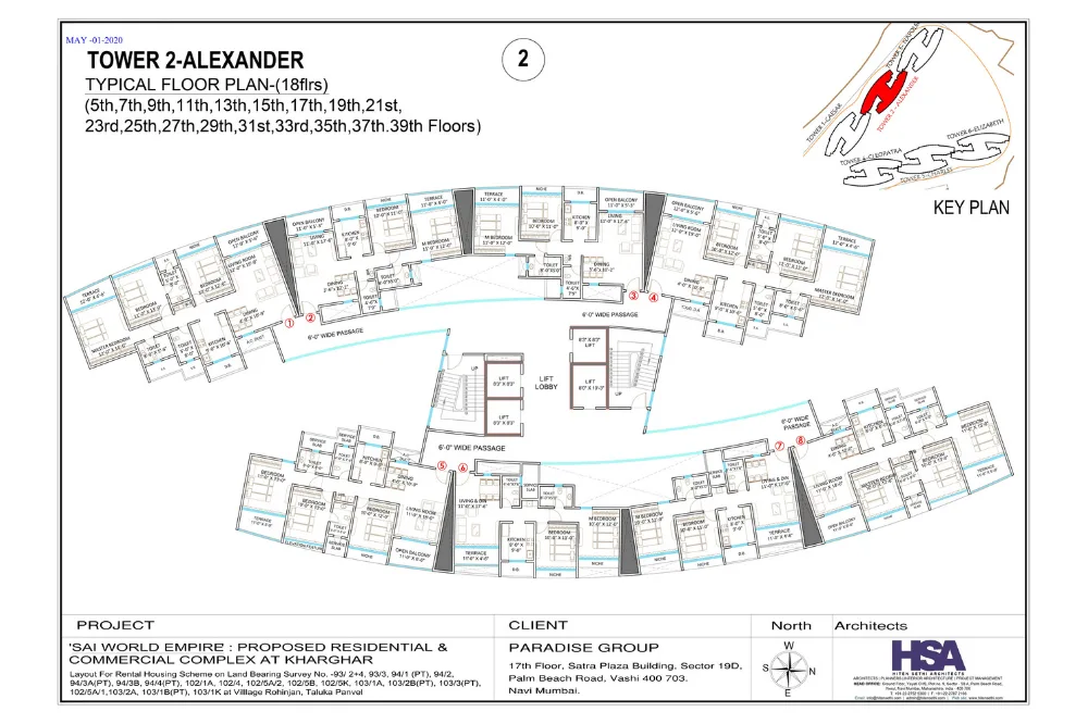 Sai world Empire Paradise Floor Plan 1